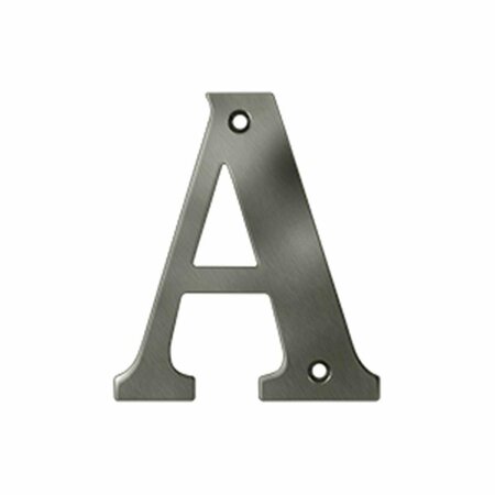 PATIOPLUS 4 in. Residential Letter A- Antique Nickel - Solid PA3236552